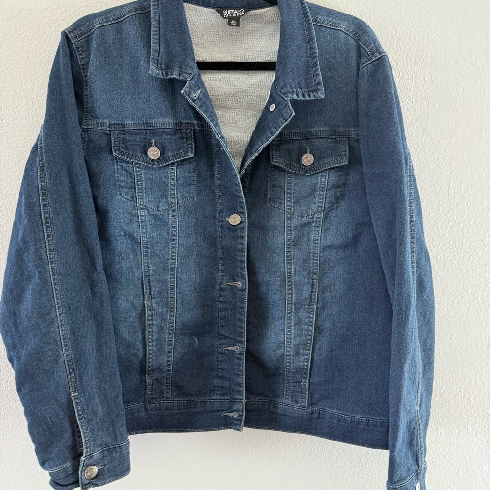 Buffalo David Bitton Soft Blue Denim Jacket